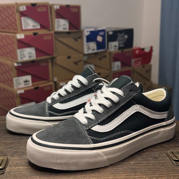 Vans Men's Premium Old Skool Black Sneakers